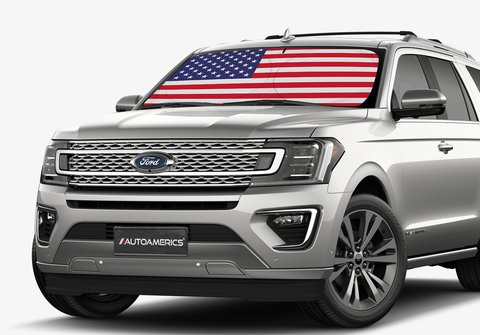 1-PIECE ORIGINAL USA FLAG SUNSHADE