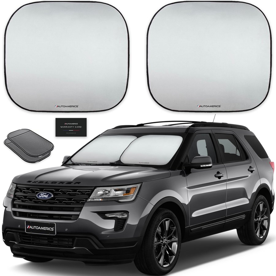 2-Piece Windshield Sun Shade (Medium Fit) 