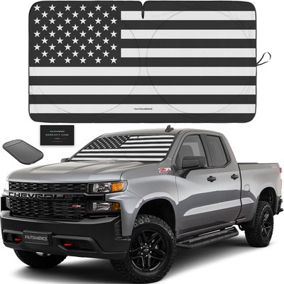 1-piece B&W USA Flag Sunshade (Large)