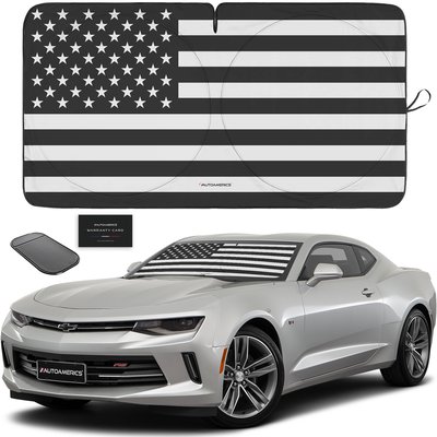 1-piece B&W USA Flag Sunshade (Small)