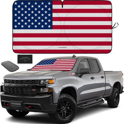 1-Piece Original USA Flag Sunshade (Large)